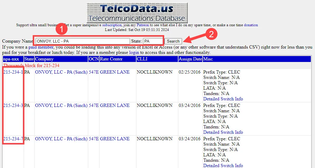 Onvoy Number Lookup Find Who Called From An Onvoy Number Super Easy