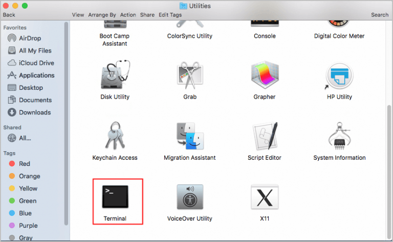 hard drive not showing up mac disk utility