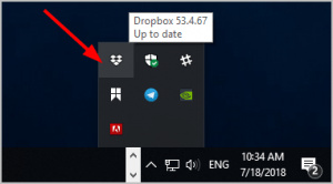dropbox files not syncing