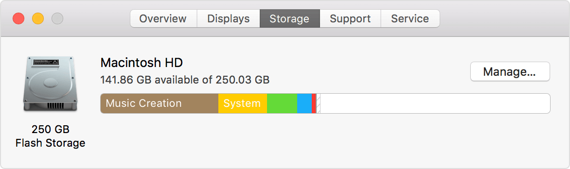 free up disk space macbook
