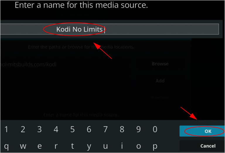 kodi no limits build install