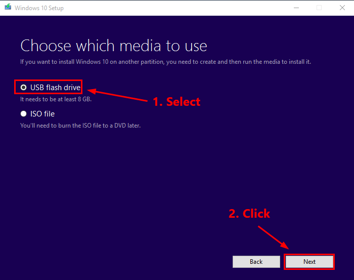 media creation tool windows 8 pro