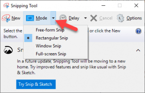 windows full screen snip shortcut