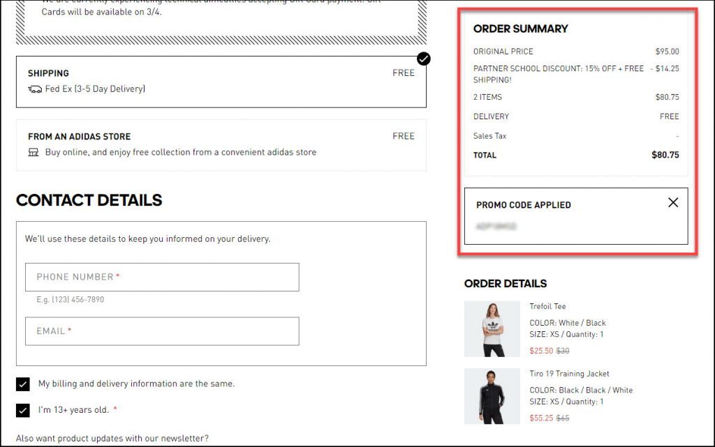 How to Redeem Adidas Promo Code? Super Easy