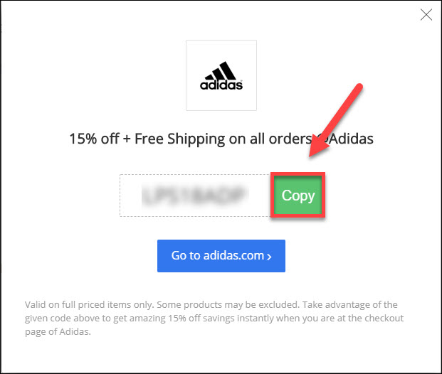 adidas coupon for healthcare workers