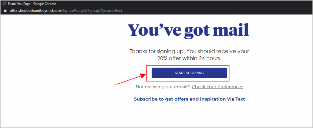clean email promo code