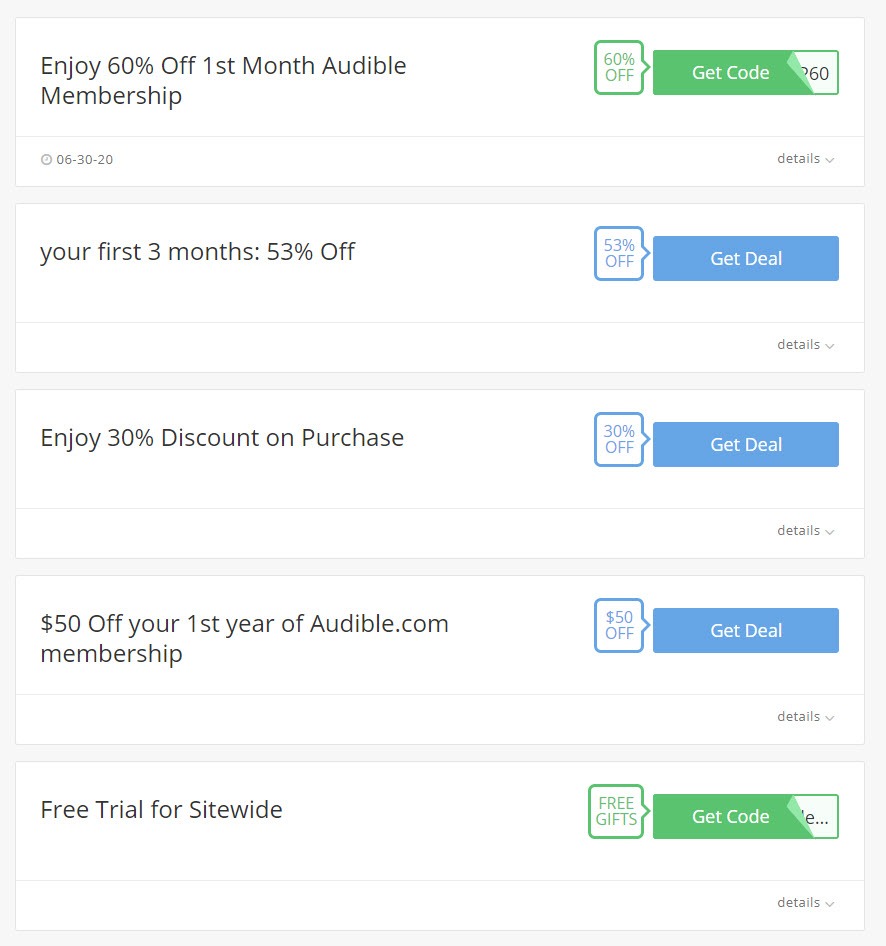 How to Get Audible Promo Codes? July 2020 Super Easy