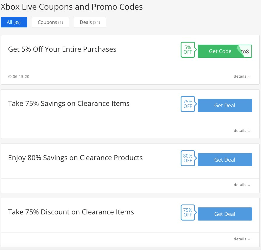 xbox live coupon code