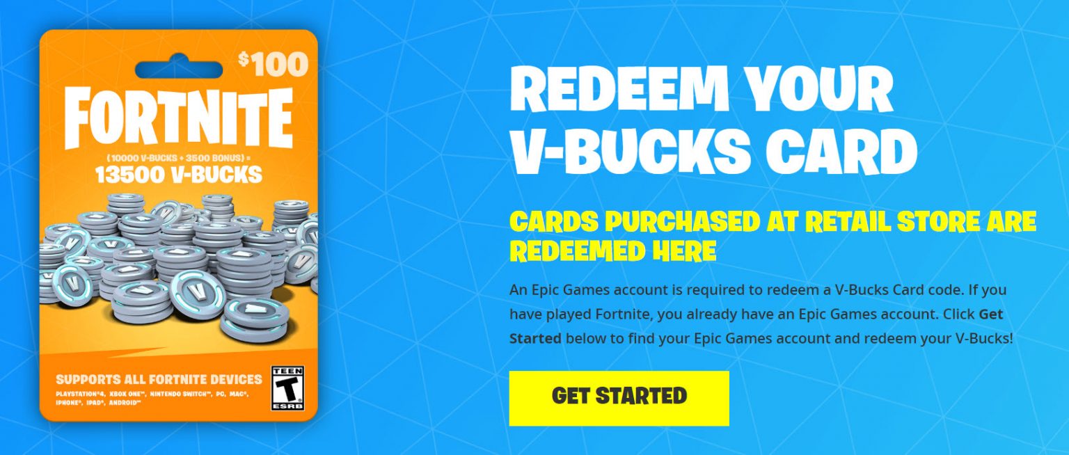 how to redeem fortnite code pc
