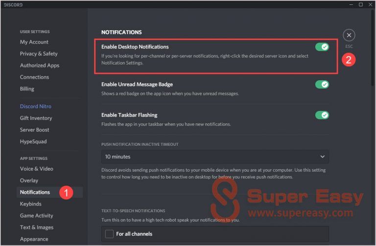 [Fixed] Discord Desktop Notifications Not Working - Super Easy