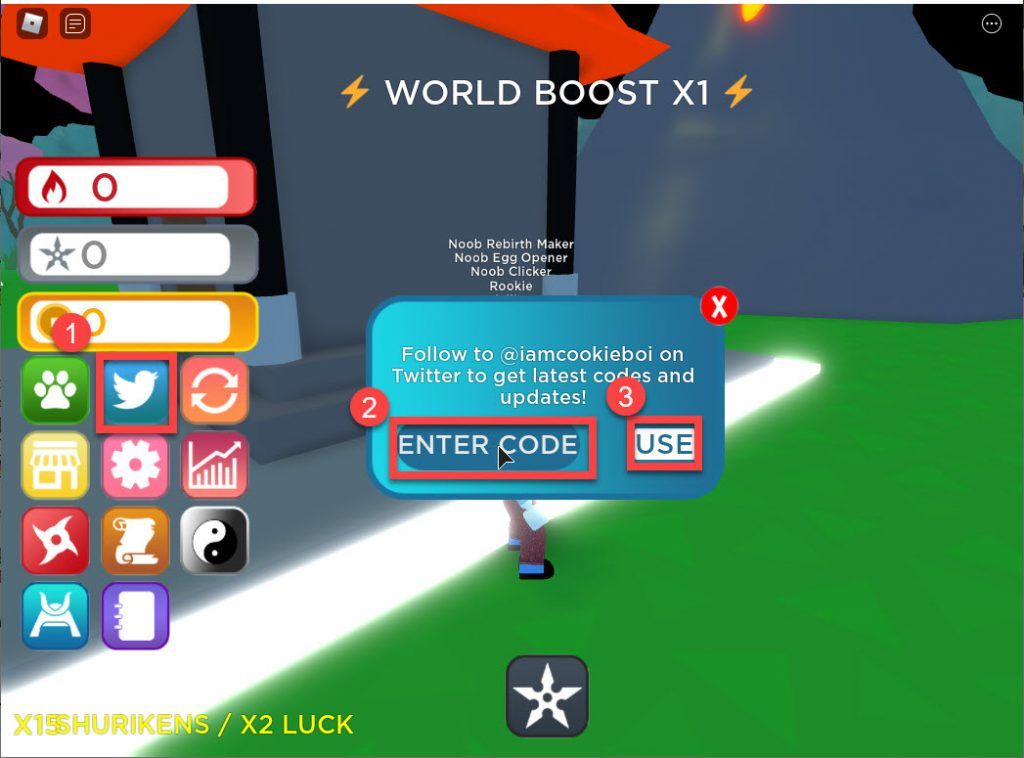 Codes For Ninja Clicking Simulator Roblox