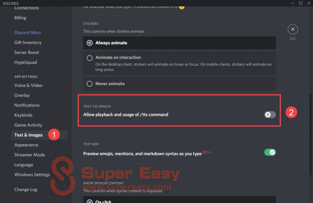 Discord tts не работает