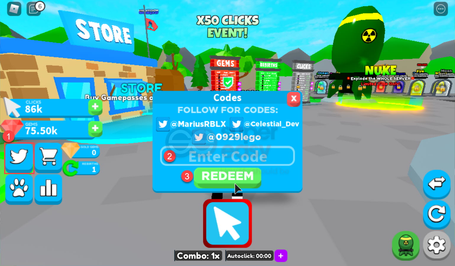 codes madness clicker redeem roblox mar invalid expired