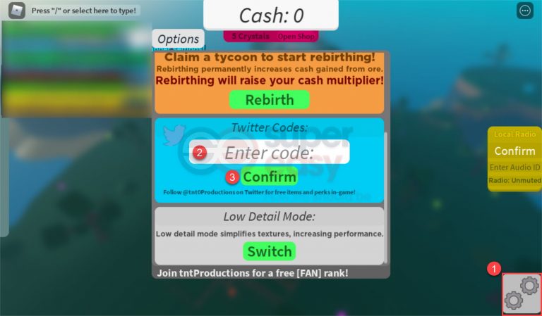 tycoon redeem supereasy