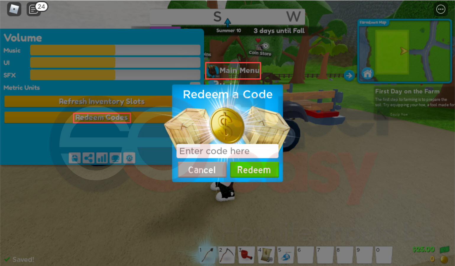 codes welcome to farmtown roblox
