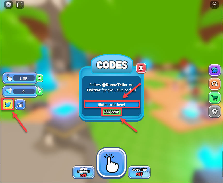 Roblox Tapping Gods Codes July 2021 Super Easy - code god roblox