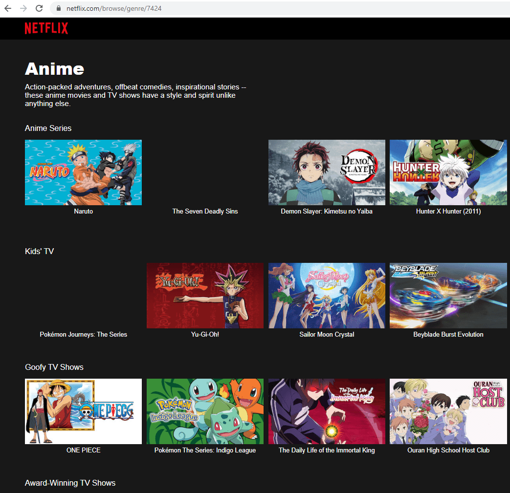 How to Find All Anime on Netflix secret codes for hidden genres