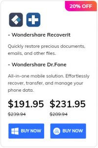 wondershare recoverit discount coupon