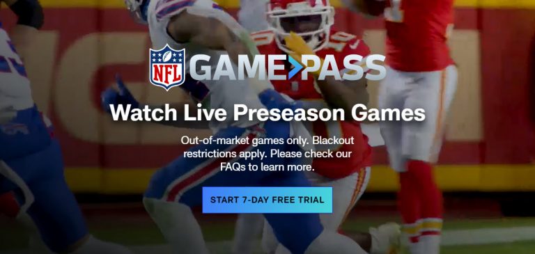 how long is nfl game pass free trial