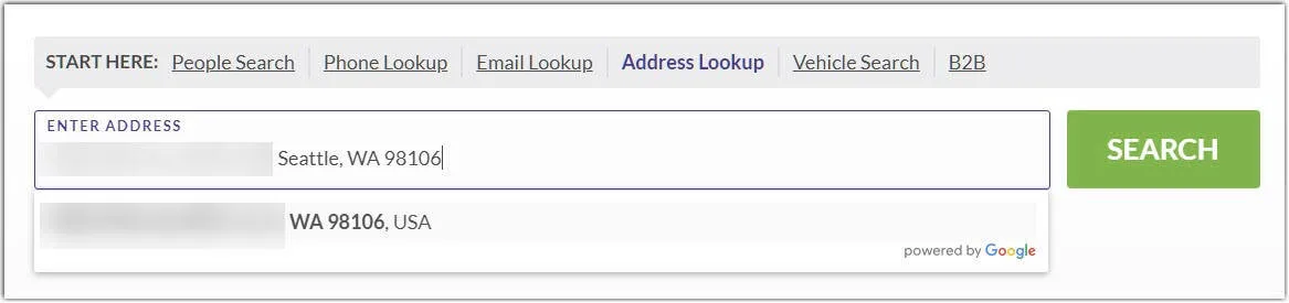 Address Lookup