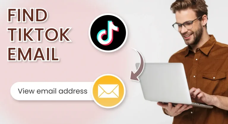 how to find email from tiktok